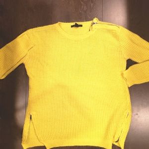 Yellow Forever 21 Knit Sweater
